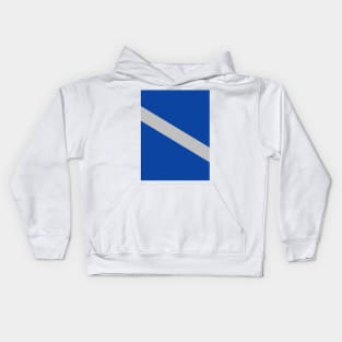 Las Vegas City Flag Blue Silver Sash Kids Hoodie